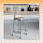 Felix  Steel Stool with Backrest,  Assembly Ready-99372963-99372964-99372962