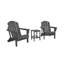 Laguna Foldable Outdoor Adirondack Chair With Table-812154974