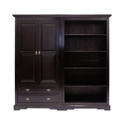 Boalsburg 183.5cm H x 98cm W Solid Wood Standard Bookcase