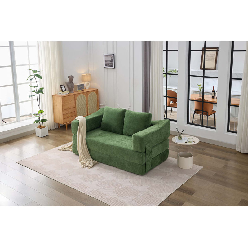 Canapé-lit pliable Minimalist, Vert