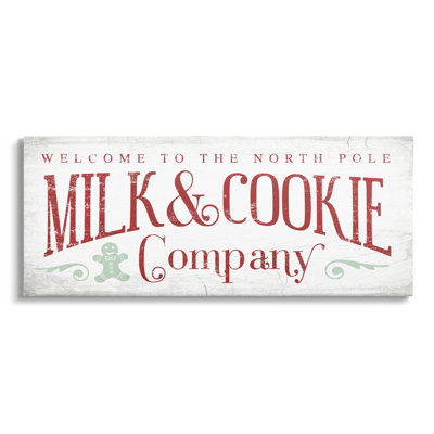 «Milk & Cookie Company», art mural sur toile par Lil 'Rue