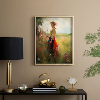 WOMEN Series CECIX - reproduction encadrée de qualité supérieure - prête à être accrochée - aucun clou requis