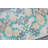 Small Turkish Vintage Anatolian Rug in Green with Floral Design for Bathroom