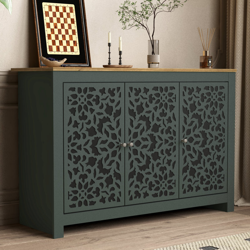 Arrastia 44.3'' Sideboard, Barli, Brown/Beige/Green