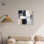 «Blue and Tan Abstraction I», art mural bleu par -1716355543-1716355549