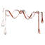 SNAPS Large LED Pendant - Metal Cones-1204977996-1204977985