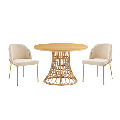 3 Pieces Dining Table Sets