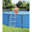 Bestway Oval Frame Set Pool 42 H x 180 W x 180 L , with Pump Included