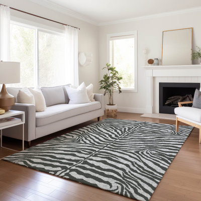 Tapis gris de qualité supérieure lavable à la machine Kishonna AMF42
