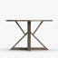 47" Round Solid Wood Dining Table For 4 -  Gracie Oaks and Pedestal Base Farmhouse Style