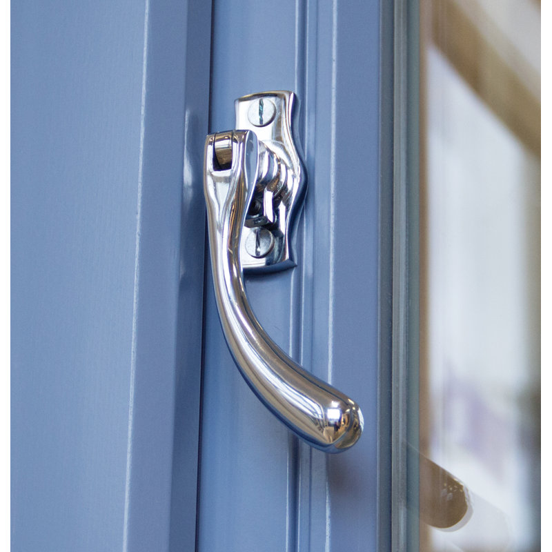 Peardrop Espag Door Accessory, Polished Chrome