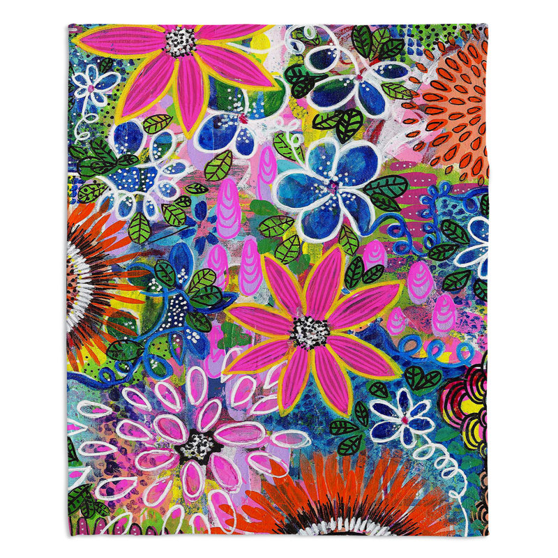 Hand Woven Throw Blanket, 68" W x 80" L