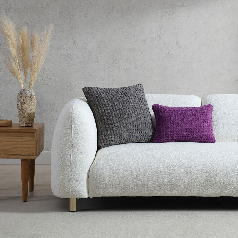 Snug Square Pillow Cover & Insert, Granite