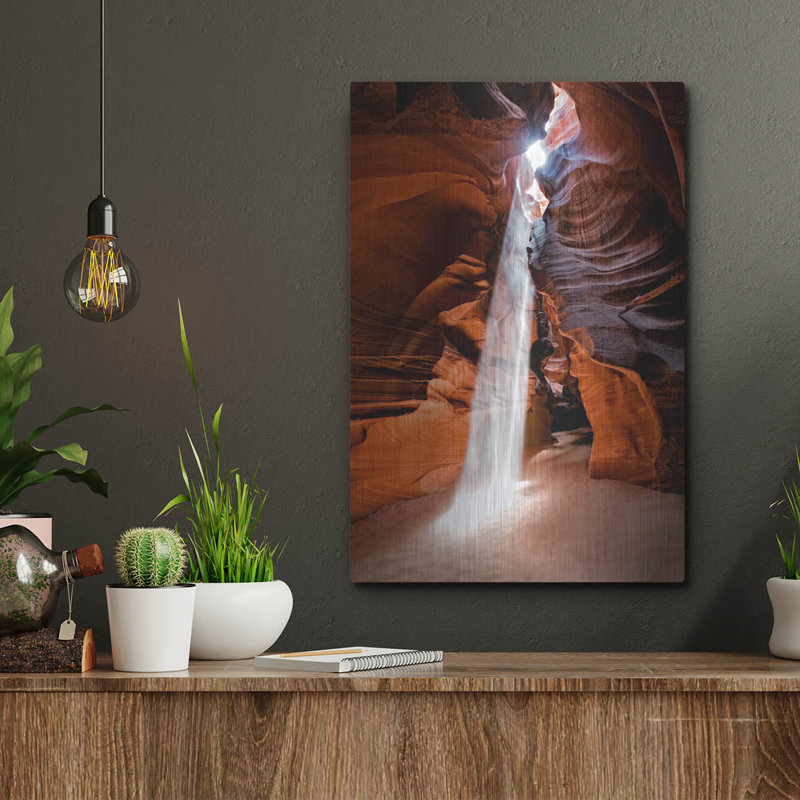  «Antelope Canyon Arizona 2» par David Drost, art mural en métal, 12 po x 16 po, H 16 po x l 12 po