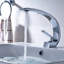 Chrome Bathroom Faucet,Faucet For Bathroom Sink, Single Hole Bathroom Faucet Modern Single Handle Vanity Basin Faucet