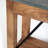 Crockett Industrial Rustic Solid Wood Frame Rectangular Console Media Table With Storage-724664891