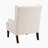 Keisha 29" Traditional Wingback Accent Chair with Textured Fabric Upholstery, Button-Tufted Back & Foam Cushioned Seat-1295296731