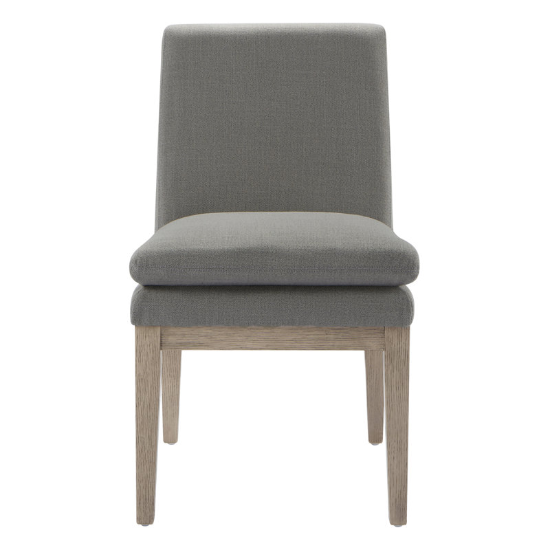 Bethea Upholstered Dining Chair, Effie Flint Performance Linen