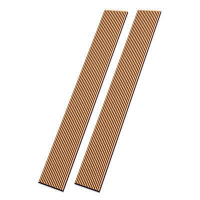 2pc x 106" x 12.6" 3D Acoustic/Sound Proof Wood Slat Wall Panels (2piece/18.55 sq.ft.)