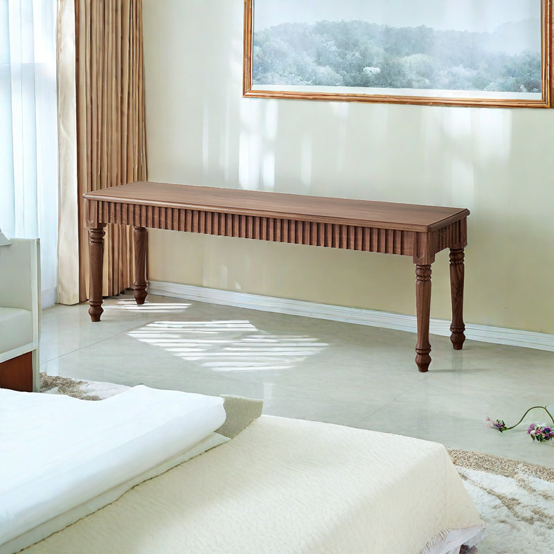 Banc en bois massif Tanyu