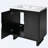 Nickhi 29.5'' Single Bathroom Vanity with Resin Top-660989222