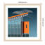 «Orange toit» par Andrea Comari, impression sur bois encadrée-11877750