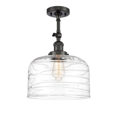 Areyana Glass Semi Flush Mount