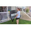 Banc convertible en aluminium pour l'extérieur