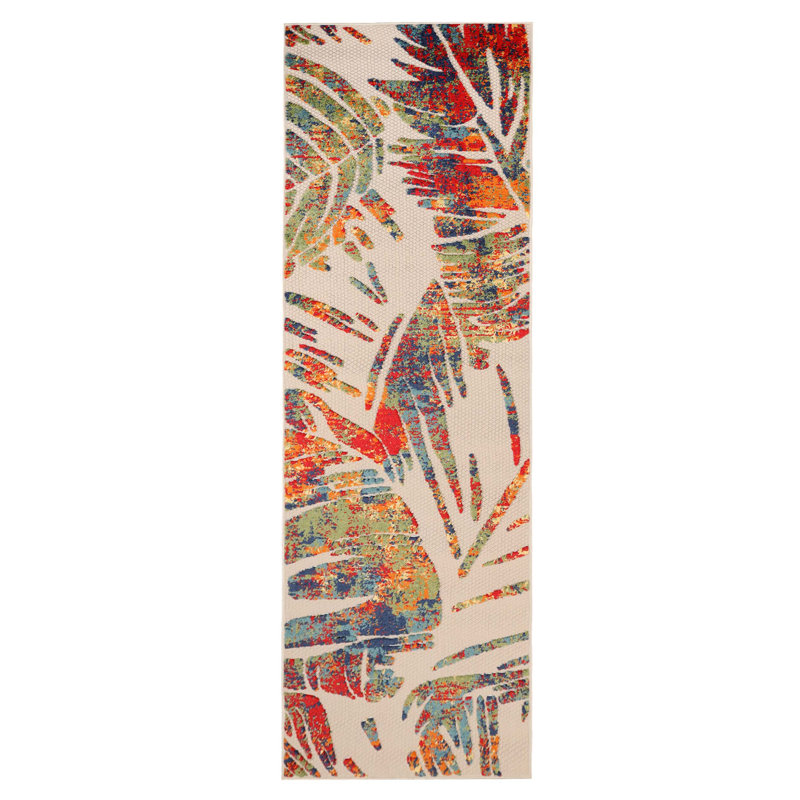 Tapis de couloir d'extérieur Colne, Tapis de couloir 2 pi 3 po x 10 pi