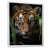 White Floater Framed