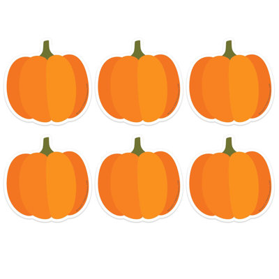 Eureka A Teachable Town Pumpkins Paper Cut-Outs, 36 Per Pack, 6 Packs