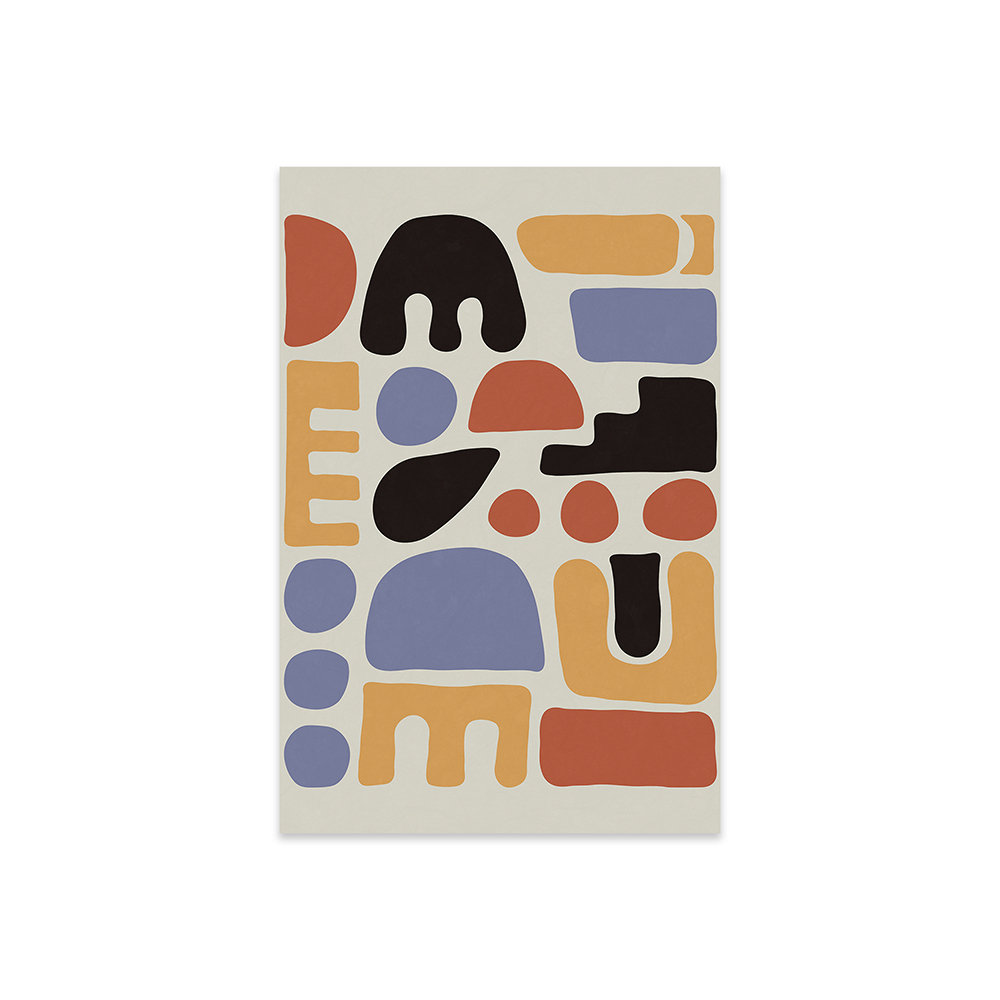 George Oliver Shapes & Colours by - Unframed Graphic Art - Wayfair Canada