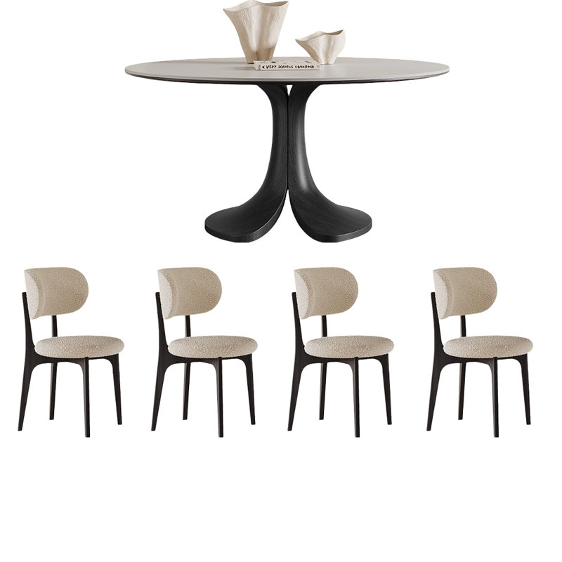 Ensembles de table de salle à manger élégants et robustes., H 29,53 po x L 59,06 po x l 59,06 po