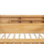 Lit de jour en bois naturel avec beaucoup de rangement, lit gigogne simple et espace d'étude productif en teintes de bois, tablettes, bureau, finition-759749638-759749633