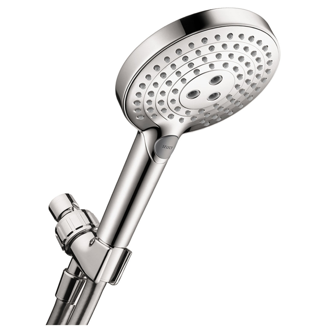 Raindance Rain Handheld Shower Head with Select Hansgrohe 