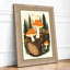 Woodland Mushrooms Botanical - Framed Print-1243004483-1243004484