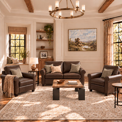 3 Piece Loveseat Living Room Set