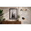 Raccoon with Toilet Paper Modern - Framed Print-552881392-552881397