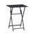 2-Piece Folding TV Tray Table No Assembly Required Portable Sofa Side Table, Industrial Snack Table