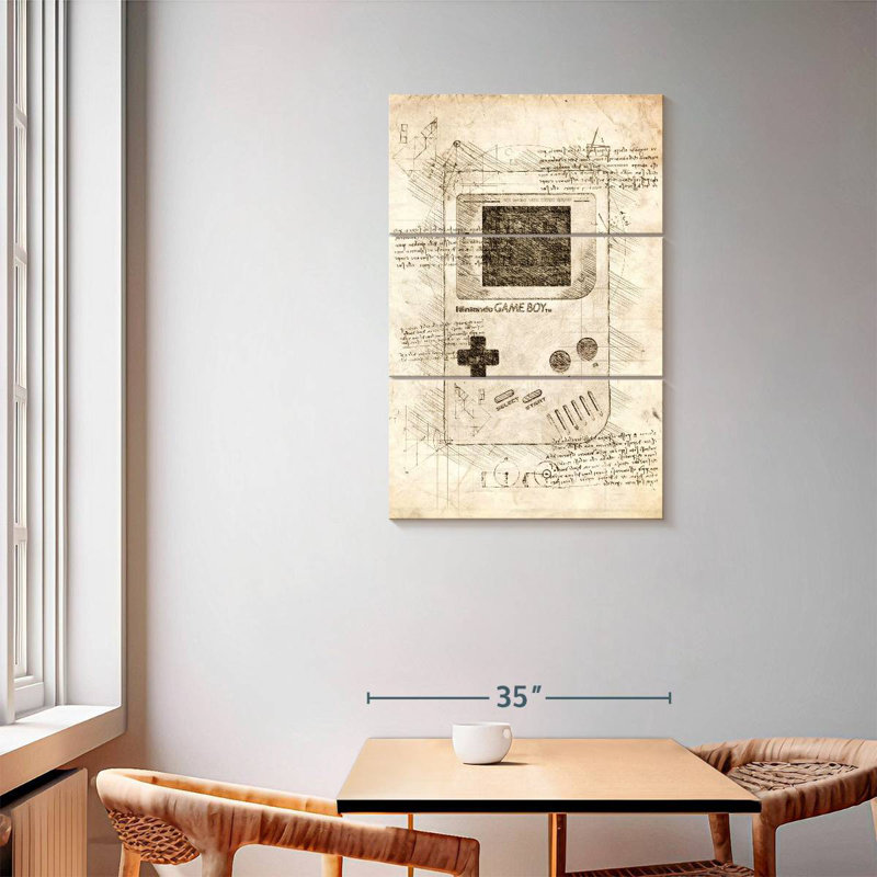 Laelle Gameboy, 57" H x 36" W