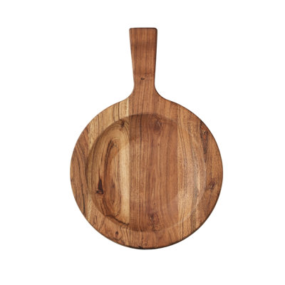 Italian Cutting Board Bowl - 14.4"D x 9.8"W x 1.6"H