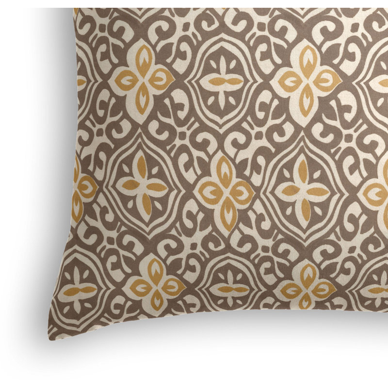 Less Is Moorish Square Pillow Cover & Insert, Rattan, 24" x 24"