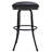 Swivel Upholstered Counter Stool with Metal Frame-27796881-48366674-48366676