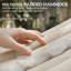 Outsunny Double Hammock 2-Person Extra Large Padded Swing Bed Cream White