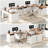 60‘’ L Shaped Desk with Wooden Drawers-338248521-338248520