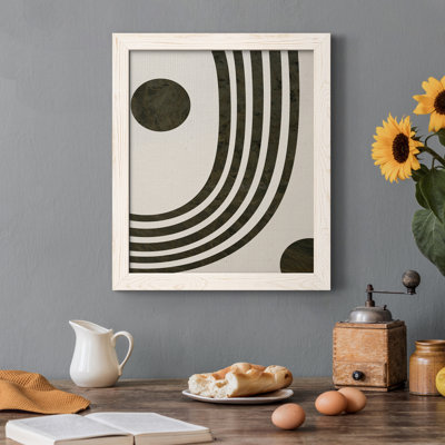 «Tubular Abstract I», peinture sur toile encadrée