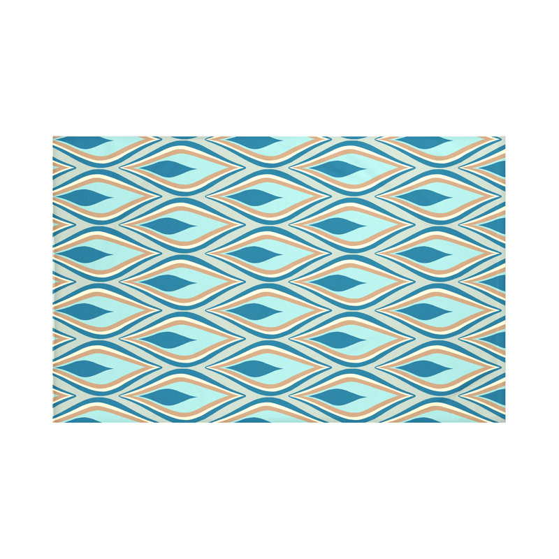 Jeté polaire aux chandelles, L 60 po x l 50 po, Bleu sarcelle (vert / bleu sarcelle)