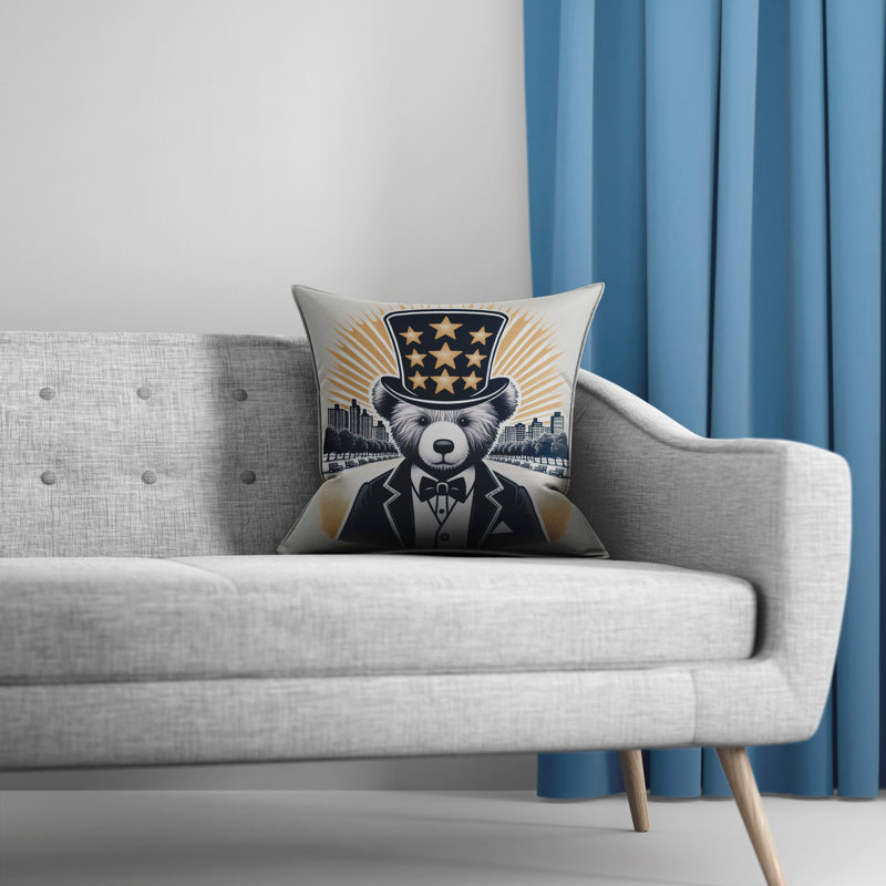 Abstract Throw Pillow