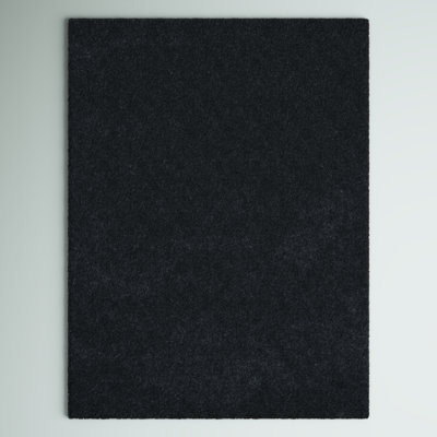 Jewell Handmade Tufted Dark Gray Area Rug