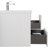 Space-Saving Wall-Mounted Bathroom Vanity With Durable Sink And Ample Storage